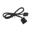4 Pin Molex Sleeved Fan Cable extension 12 thru 72 inches FC44-xxBKS - Coolerguys