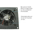 Coolerguys Single 80mm Bracket Kit with Fan