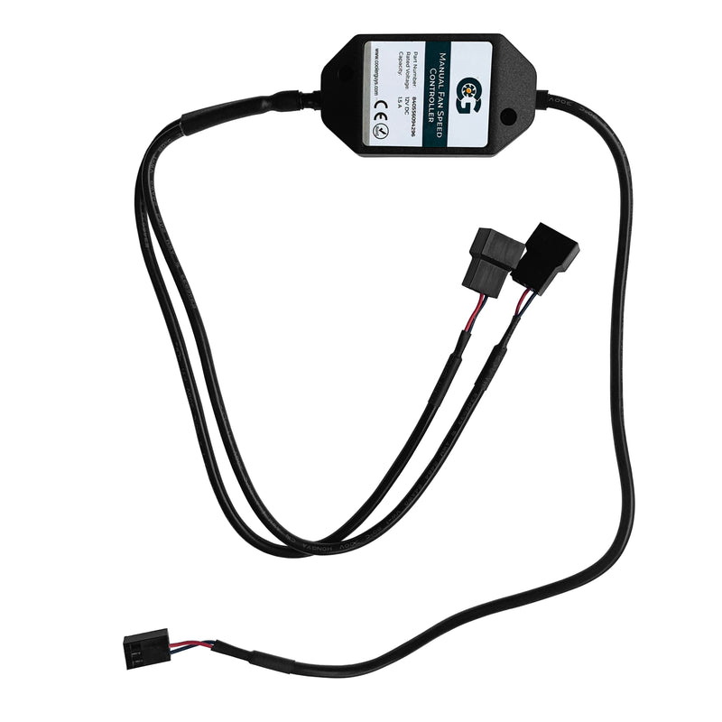 Coolerguys Manual Fan Controller 3pin to dual 3 pin connector- suitabl