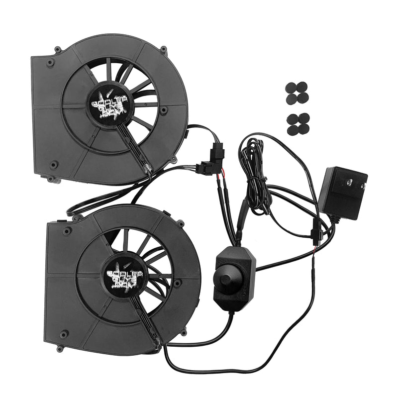 Coolerguys Dual Blower Fan Component Cooler with Manual Speed Control