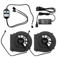 Coolerguys Dual Blower Fan Component Cooler with Manual Speed Control