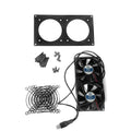 Coolerguys PRO-Metal Series Dual 80mm USB Powered Cooling kit CabCool802-M-USB