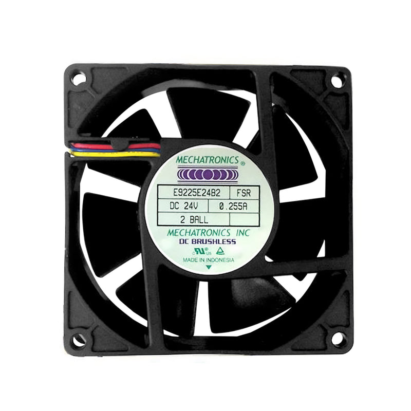 Mechatronics 92x92x25mm High Speed 24 Volt Fan with Locker Rotor Alarm Signal E9225E24B2-FSR