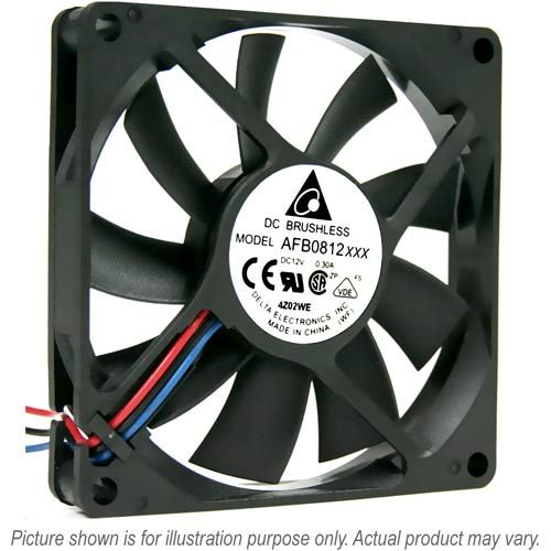 Delta 80x80x15mm 12VDC Fan AFB0812LB-R00 - Coolerguys