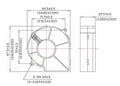 Evercool 97×97×33mm High Speed 12 Volt Fan EC9733H12SA-B