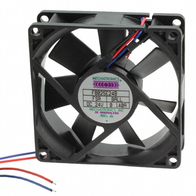 Mechatronics 80x80x25mm 24VDC Fan F8025E24B-FSR