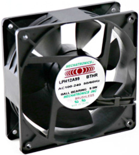 Mechatronics 120x120x38mm Medium Speed AC 100 to 240V Fan LPH12A99-BTHR-2EM