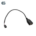 USB A Female to 3pin Male Adapter Cable 15cm-long