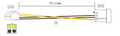 12 inches 4 Pin Molex to P4 Adapter CB-PSC12V