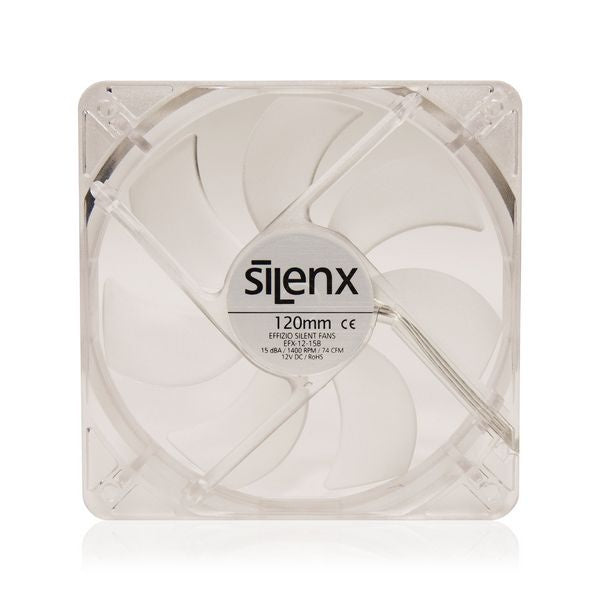 SilenX 120x120x25mm 12V Effizio 3rd Generation Fluid Dynamic Bearings Quiet Fan EFX-12-15B - Coolerguys