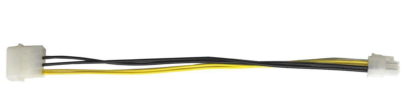 12 inches 4 Pin Molex to P4 Adapter CB-PSC12V