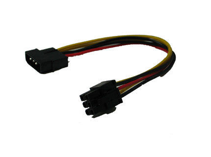 12v 4pin Molex to 6Pin PCI-E Adapter Model, FC46-8 - Coolerguys