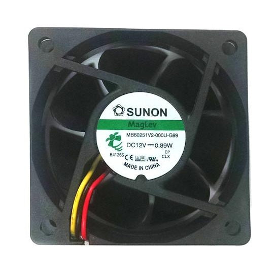 Sunon 60x60x25mm Medium Speed Fan 3 Pin-KD1206PTV2 / MB60251V2-G99 - Coolerguys