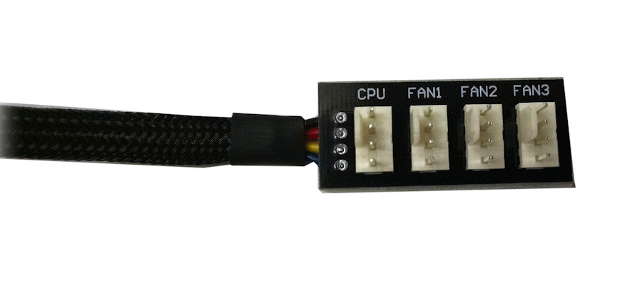 4-Pin PWM Power Distribution PCB 4-Way Block Fan Hub – Coolerguys