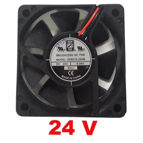 Orion 60x60x15mm 24 Volt Fan with 2 Bare Wire OD6015-24HB - Coolerguys