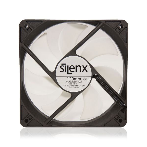 SilenX 120x120x25mm Thermister Fluid Dynamic Bearing Fan EFX-12-15T - Coolerguys