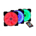 X2 Magic Lantern 120x120x25mm Remote LED Fan 12025S1L6-RGB - Coolerguys