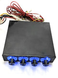 3.5" 4 Fan Manual Speed Controller with LED Knobs - Coolerguys