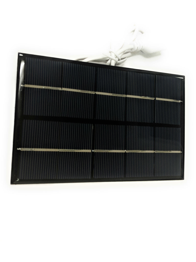 6"x3.5" Small Solar Panel with 5v Regulator and USB Connector - Coolerguys