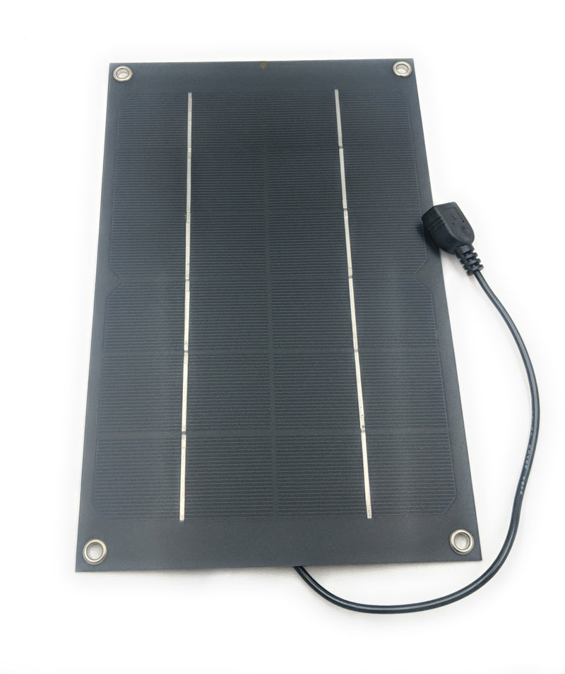 6w Solar Panel with USB Lead (26x17cm) - Coolerguys