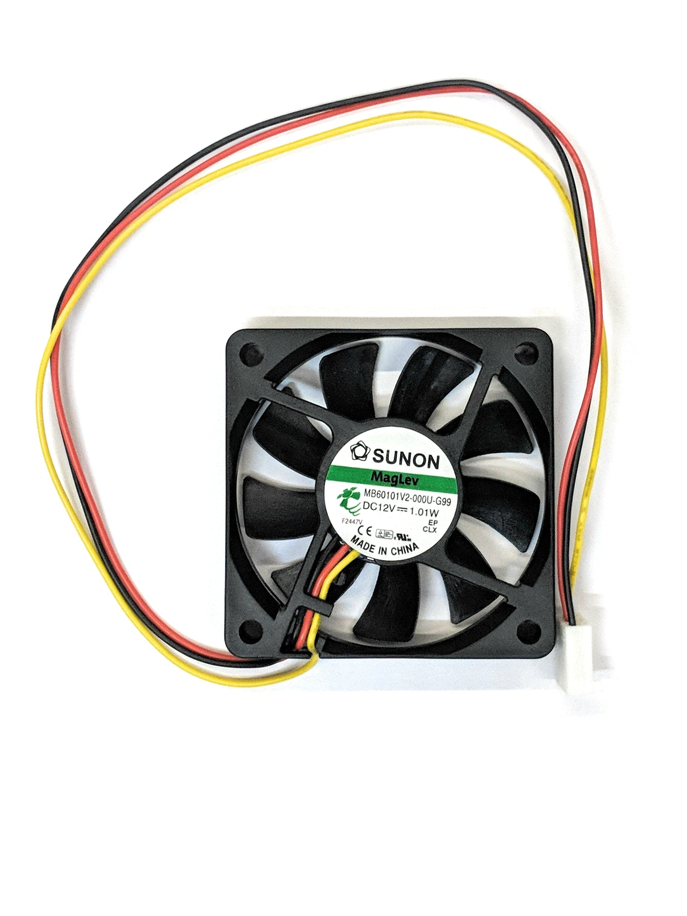Sunon 60mm (60x60x10mm) Medium Speed 12v 3pin Fan – Coolerguys