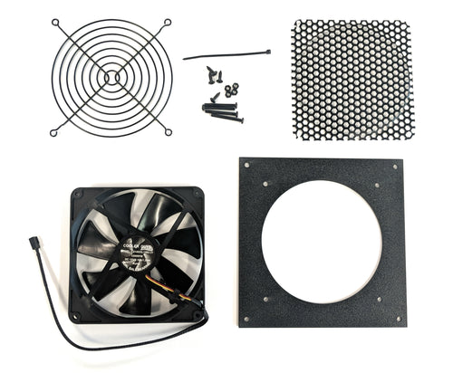 Coolerguys Single 140mm bracket kit with Fan - Coolerguys