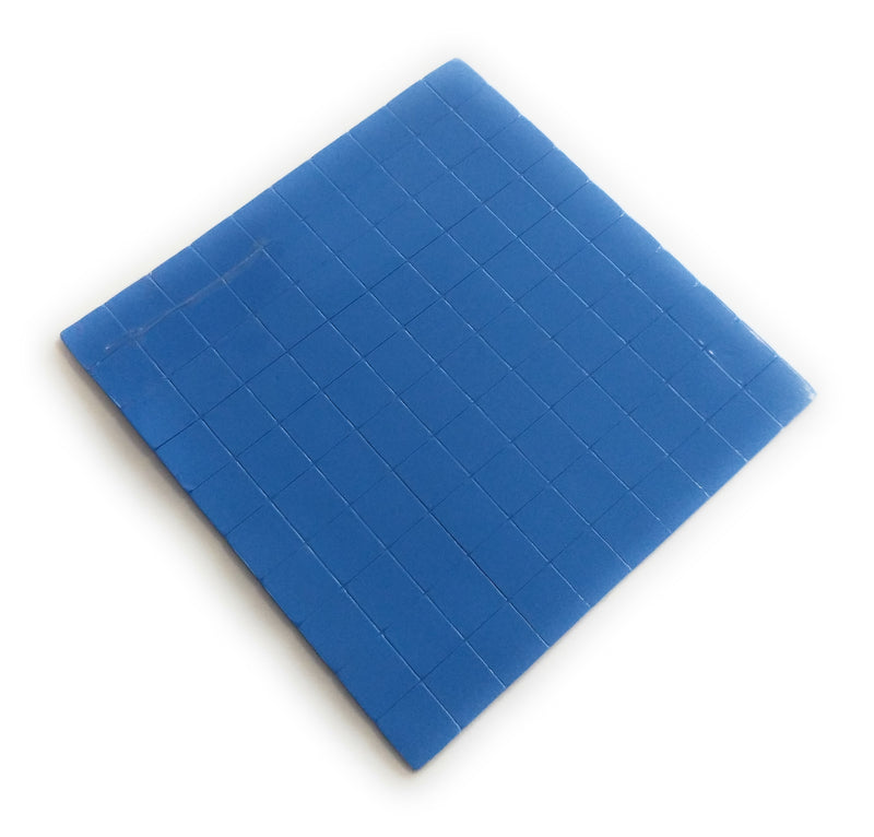 Coolerguys 100 Sheet 10x10x1mm Conductive Silicone Thermal Pad for GPU CPU Heatsinks Raspberry Pi Arduino s - Coolerguys