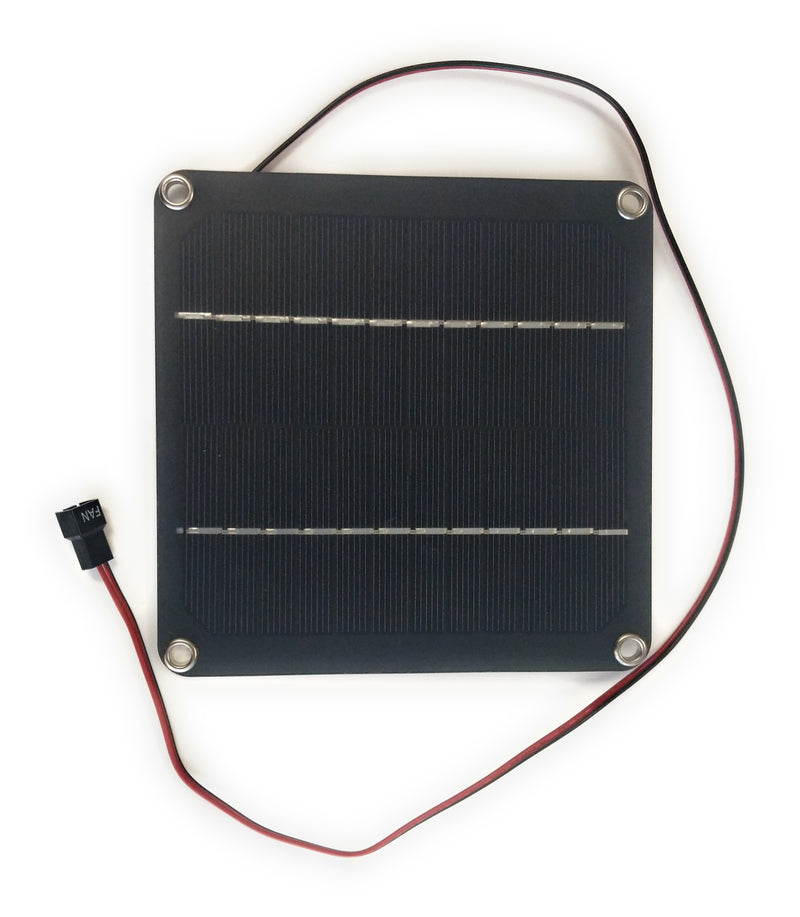3W Semi Flexible Solar Panel with 12v 3pin Fan Output - Coolerguys