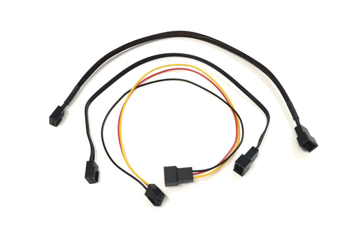 3 Pin Fan Cable Extension 12 thru 72 inches - Coolerguys