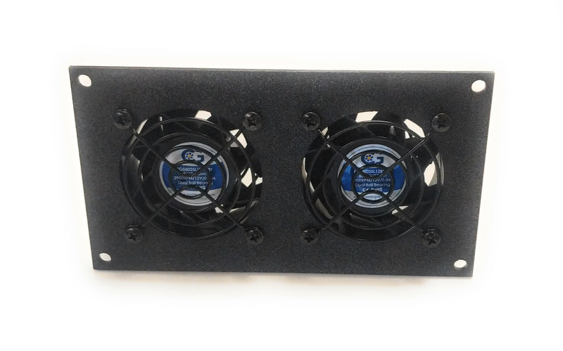 Coolerguys 6.5" Dual 60mm Fan Cooling Kit with Optional Thermostat