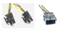 8 Pin EPS Molex power connector male “Y” to (2) 4 Pin Pentium Power EPS Connector Female - Coolerguys