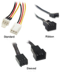 3 Pin Fan Cable Extension 12 thru 72 inches - Coolerguys