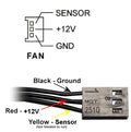 3 Pin Fan Cable Extension 12 thru 72 inches - Coolerguys