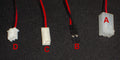 3 to 2 Pin Adapter (4) different styles - Coolerguys