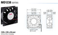 Mechatronics 120x120x38mm High CFM Fan MD1238X12B - Coolerguys