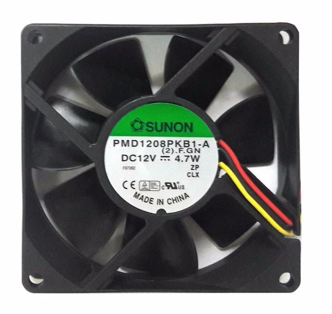 Sunon 80x80x20mm 12 Volt High Speed Fan-PMD1208PKB1 – Coolerguys