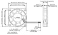 Delta 60x60x15mm 12 Volt PWM Fan-AFC0612DB-F00 - Coolerguys