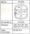 Crimping tool for Coaxial cable RG 58,59,6 #HT-2250 - Coolerguys