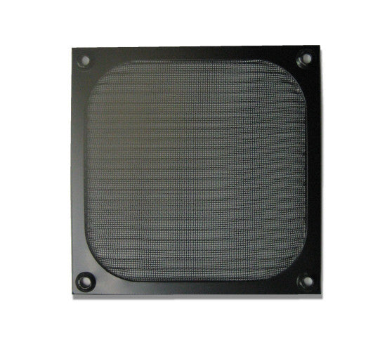 60mm Aluminum Fan Filter Black - Coolerguys