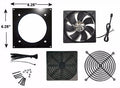 Coolerguys Single 120mm Bracket Kit with Fan and Filter - Coolerguys