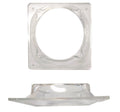 80-120mm Fan Adapter Translucent Plastic Clear - Coolerguys