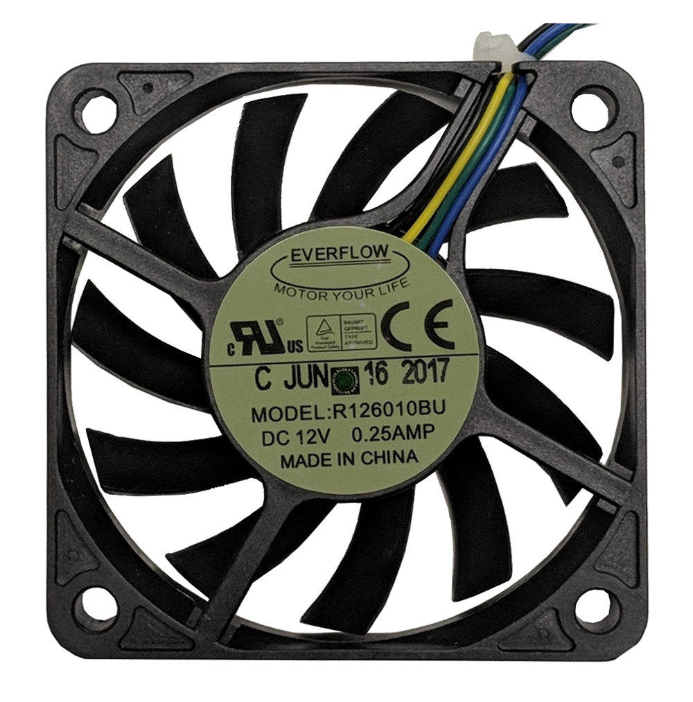 12v Fan Module Everflow 60x60x10mm 12 volt DC Fan with PWM Function – Coolerguys