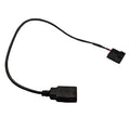 12" Female USB to Female 5v Molex - Coolerguys