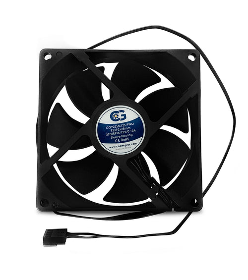 Coolerguys 92x92x25 12 VDC PWM Medium Speed Fan CG9225M12S-PWM