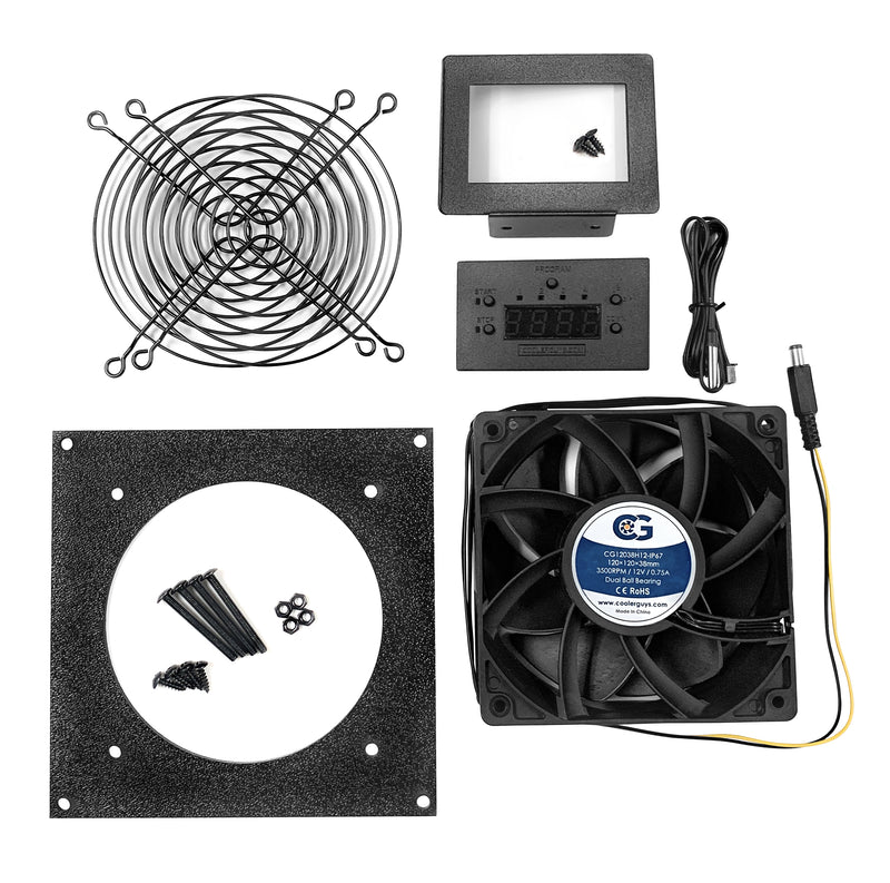 Cooling Kit for RV and Boats (Single 120mm 12v DC IP67 Fan)
