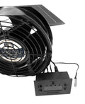 Coolerguys Dual Solar Powered Triple 172mm Fan Kit with THERMAL CONTROLLER