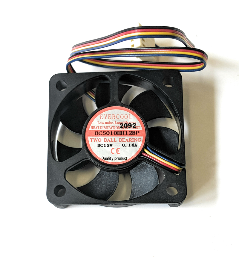 Evercool 50x50x10 12V PWM High Speed Fan EC5010HH12BP