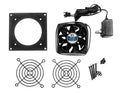 CabCool 801 Lite Single 80mm Fan Cooling Kit for Cabinet & Home Theaters