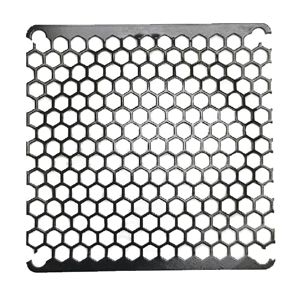 Coolerguys 92mm Honeycomb Black Metal Grill - Coolerguys