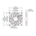 Evercool 80x80x10mm 5 Volt EC8010LL05EA